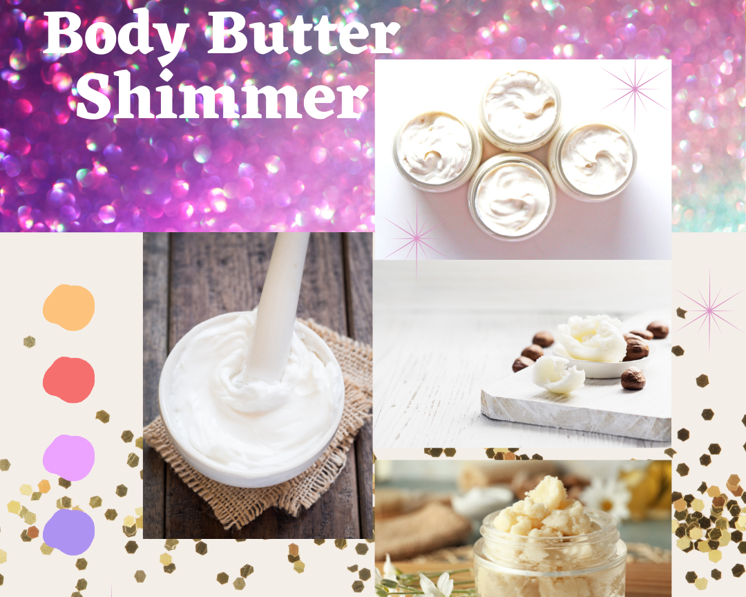 Body butter with Shimmer by Vermont Lavender