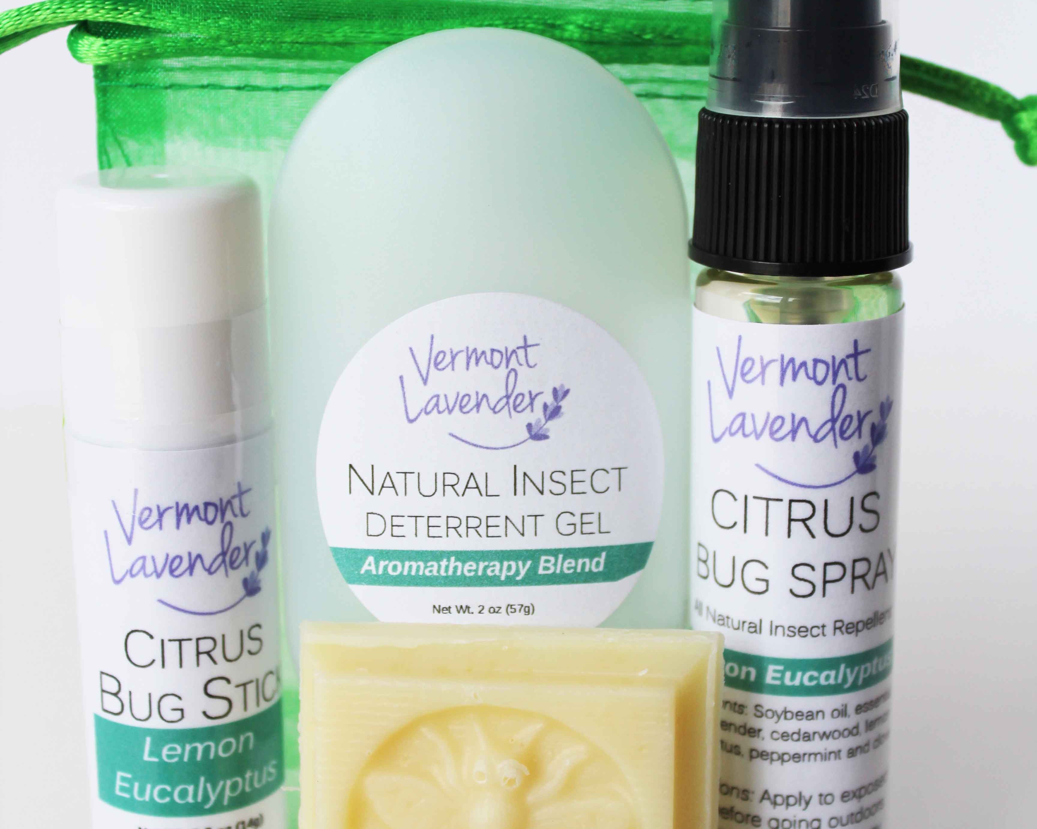 Instagram, LinkedIn, or Facebook - will win a Vermont Lavender Bug Defense Kit!