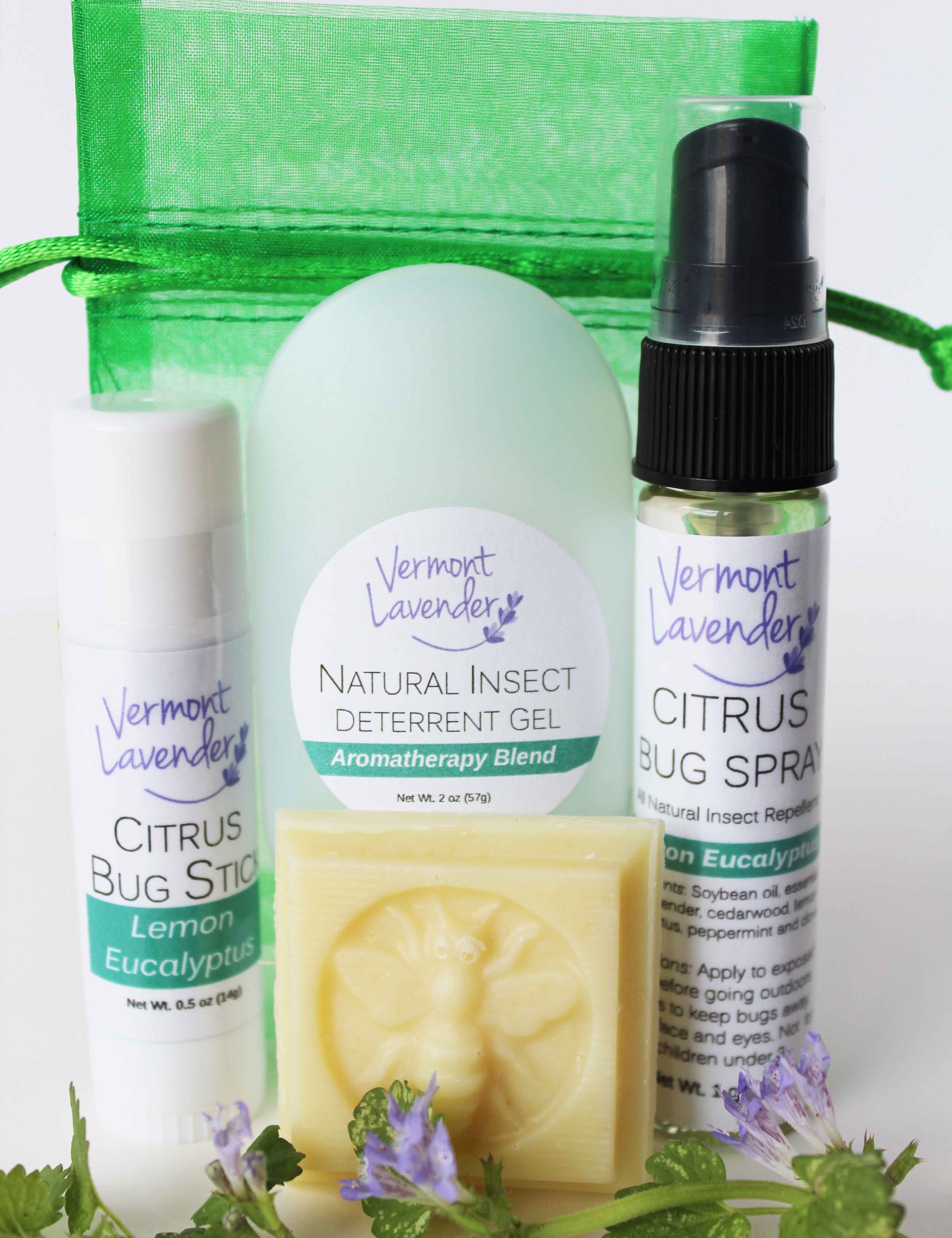 Instagram, LinkedIn, or Facebook - will win a Vermont Lavender Bug Defense Kit!