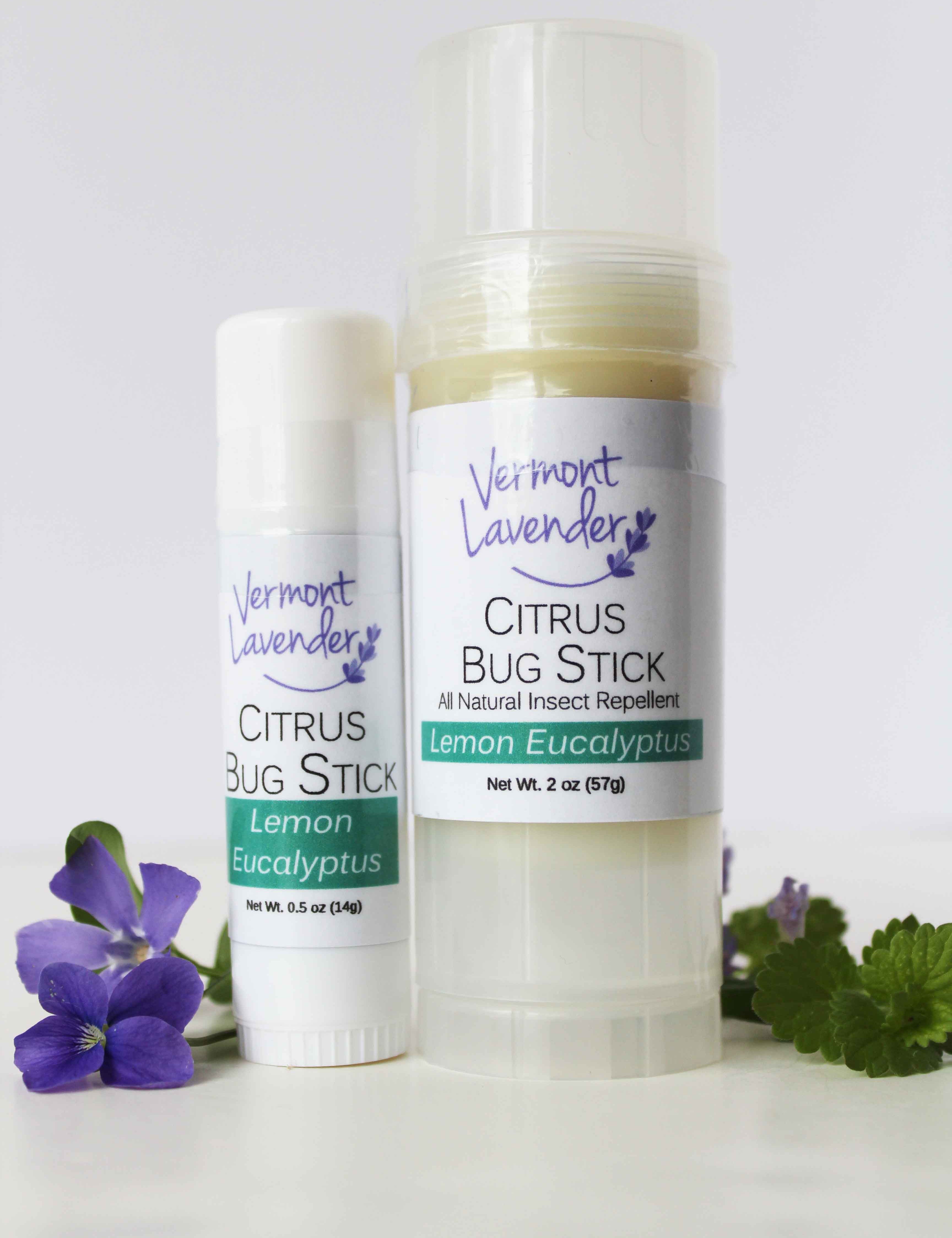 It's time for the big bug defense: the Vermont Lavender's Lemon Eucalyptus Bug Stick!