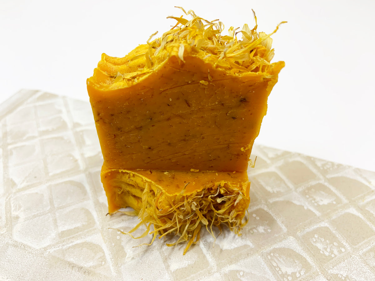 Lemongrass Calendula Soap Lemon Lover Uplifting Scent Vermont