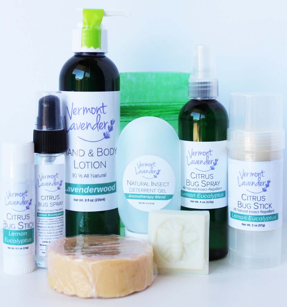 Bug defense team of products natural by Vermont Lavender