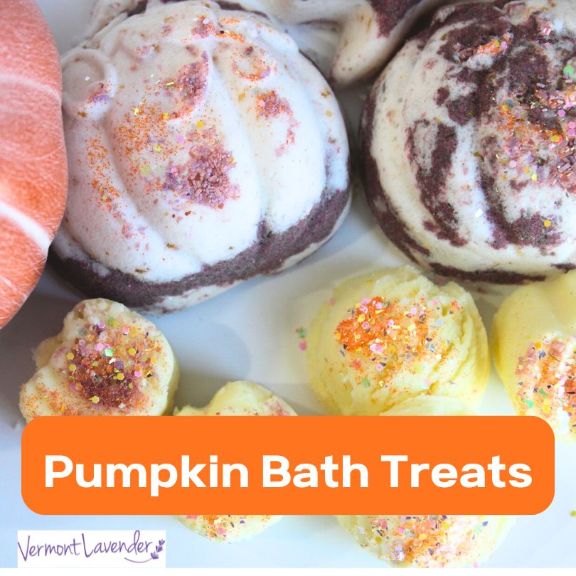 Cozy October Inspiration  | Pumpkin Bath Bombs with Mini Bath Truffles
