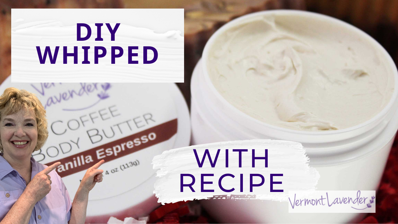 DIY Whipped Coffee Body Butter with Recipe How to Make It Video