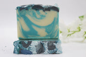 Bali Breeze Coconut Soap | Tropical | Pineapple, Lemon, Coconut Scents top and front views by Vermont Lavender