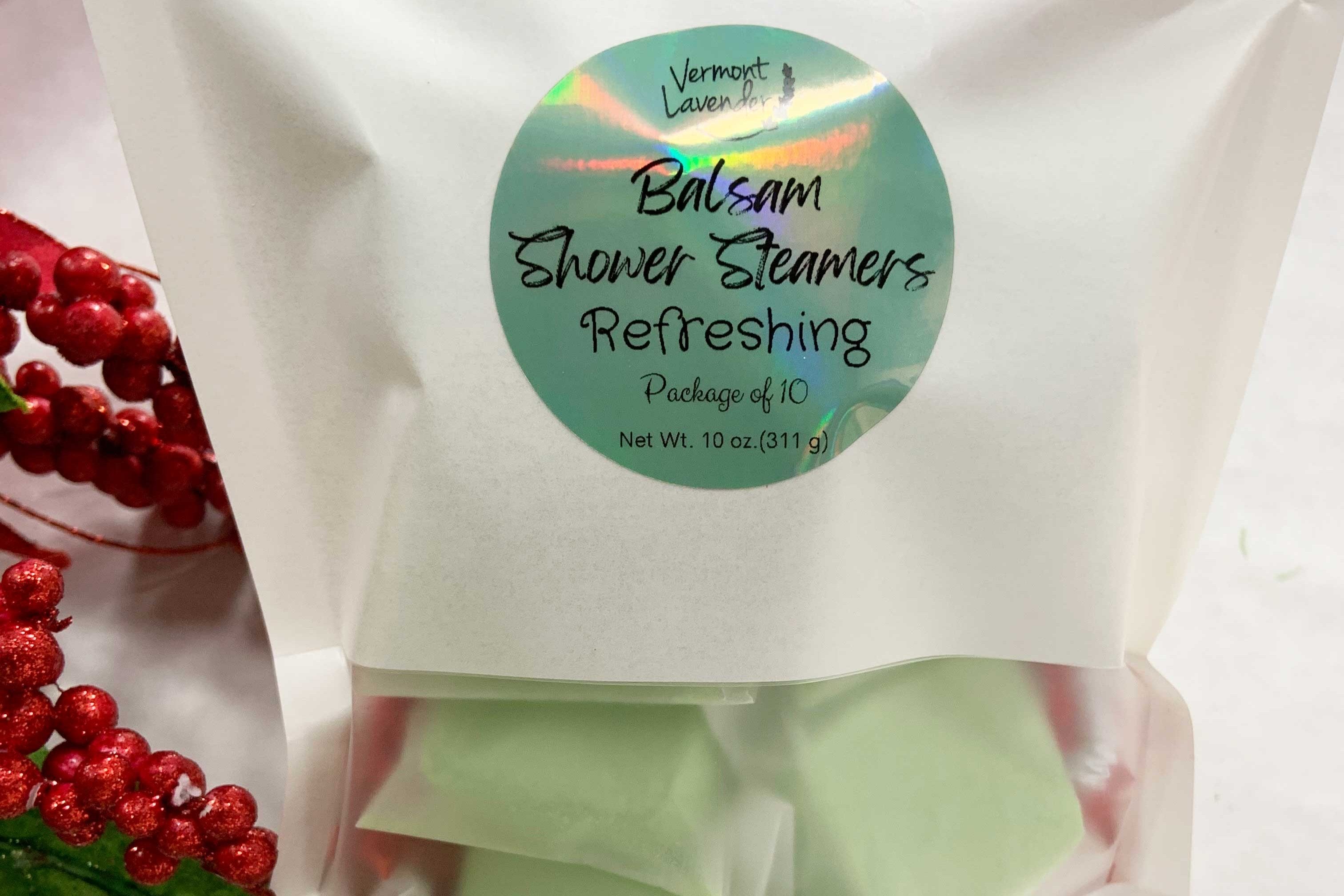 Balsam shower steamers tablets