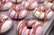 Bath bomb doughnuts Wild Rose by Vermont Lavender