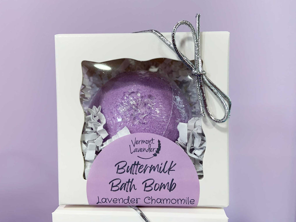bath bomb lavender chamomile buttermilk