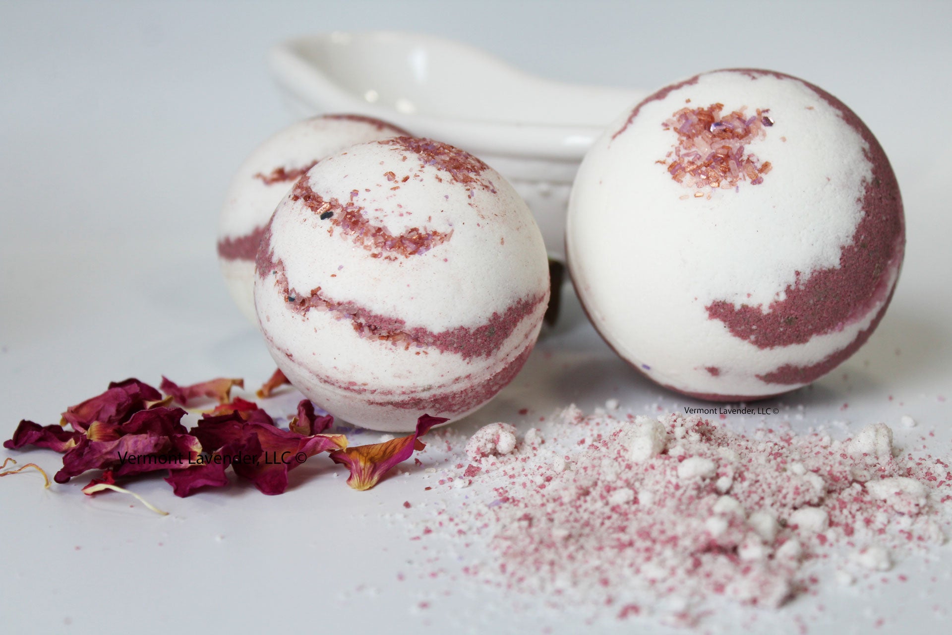 Bath bomb wild rose and berries Vermont Lavender different sizes.jpg