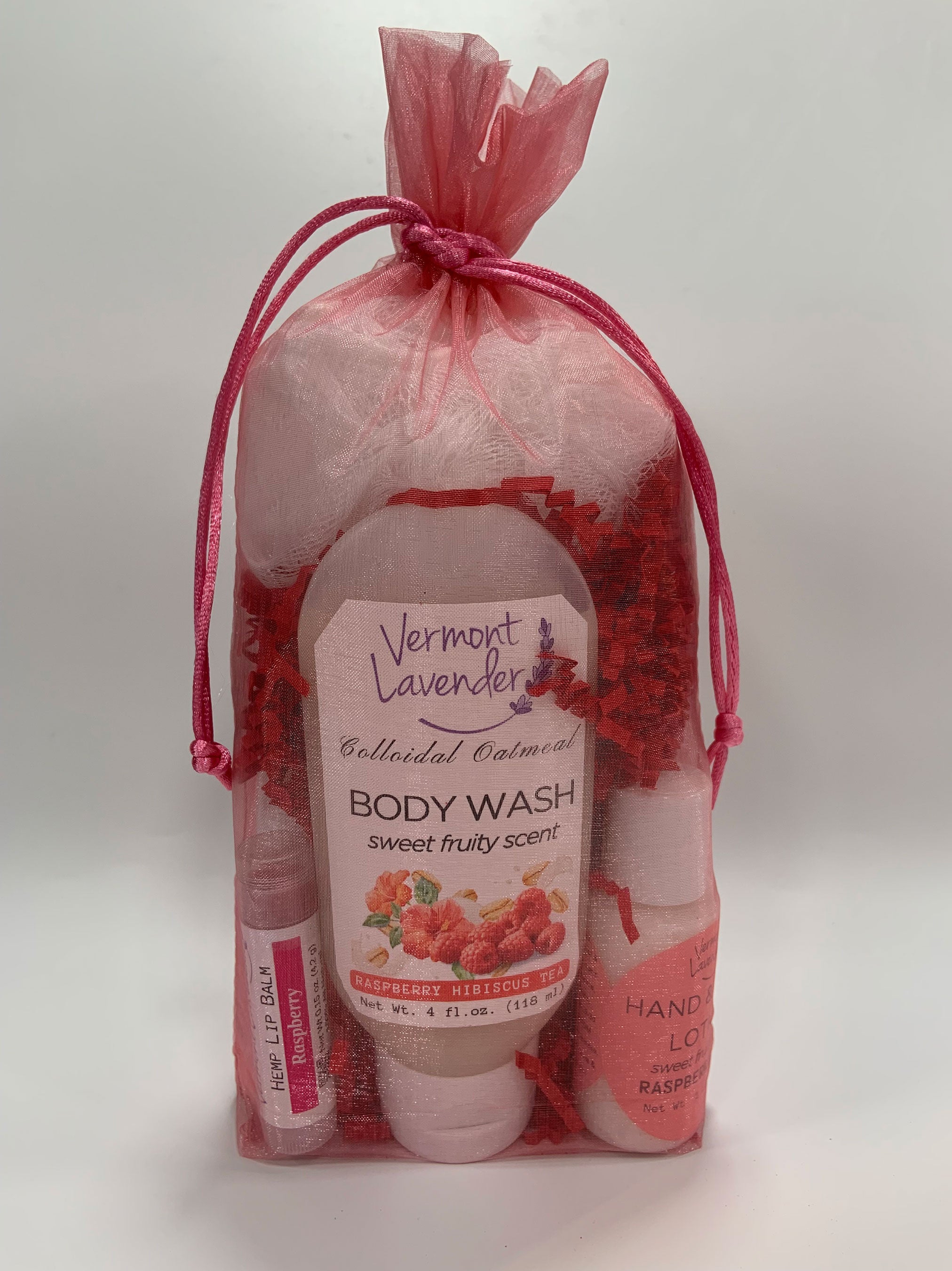 Body Wash | Lotion | Puff | Lips | Shower Bag