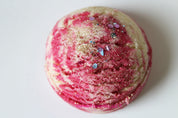 Bubble bar dark pink color - Large scoop Raspberry Jam scent by Vermont Lavender
