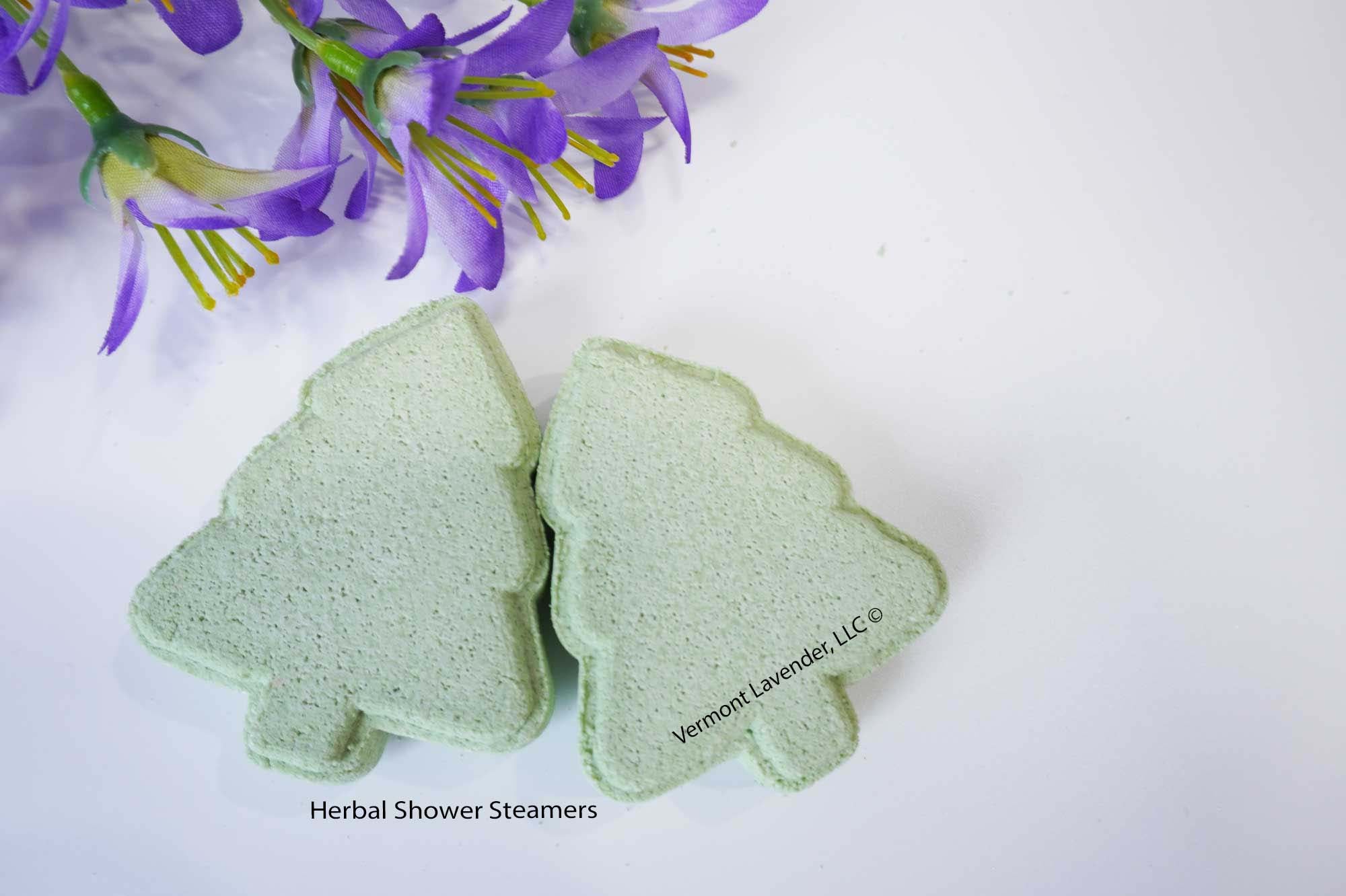 Herbal shower steamers by Vermont Lavender