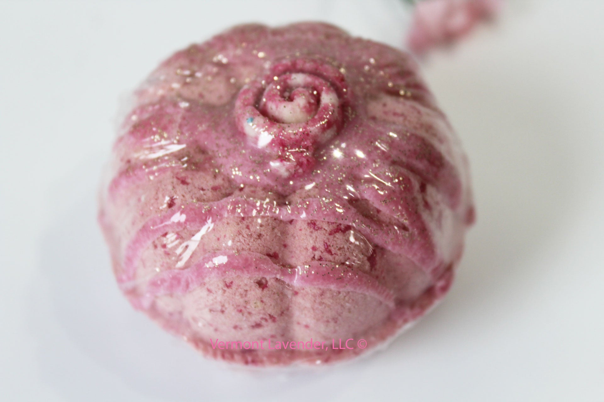 bath bomb pumpkin shaped apple sage fragrance Epsom salt buttermilk calamine bath soak by Vermont Lavender