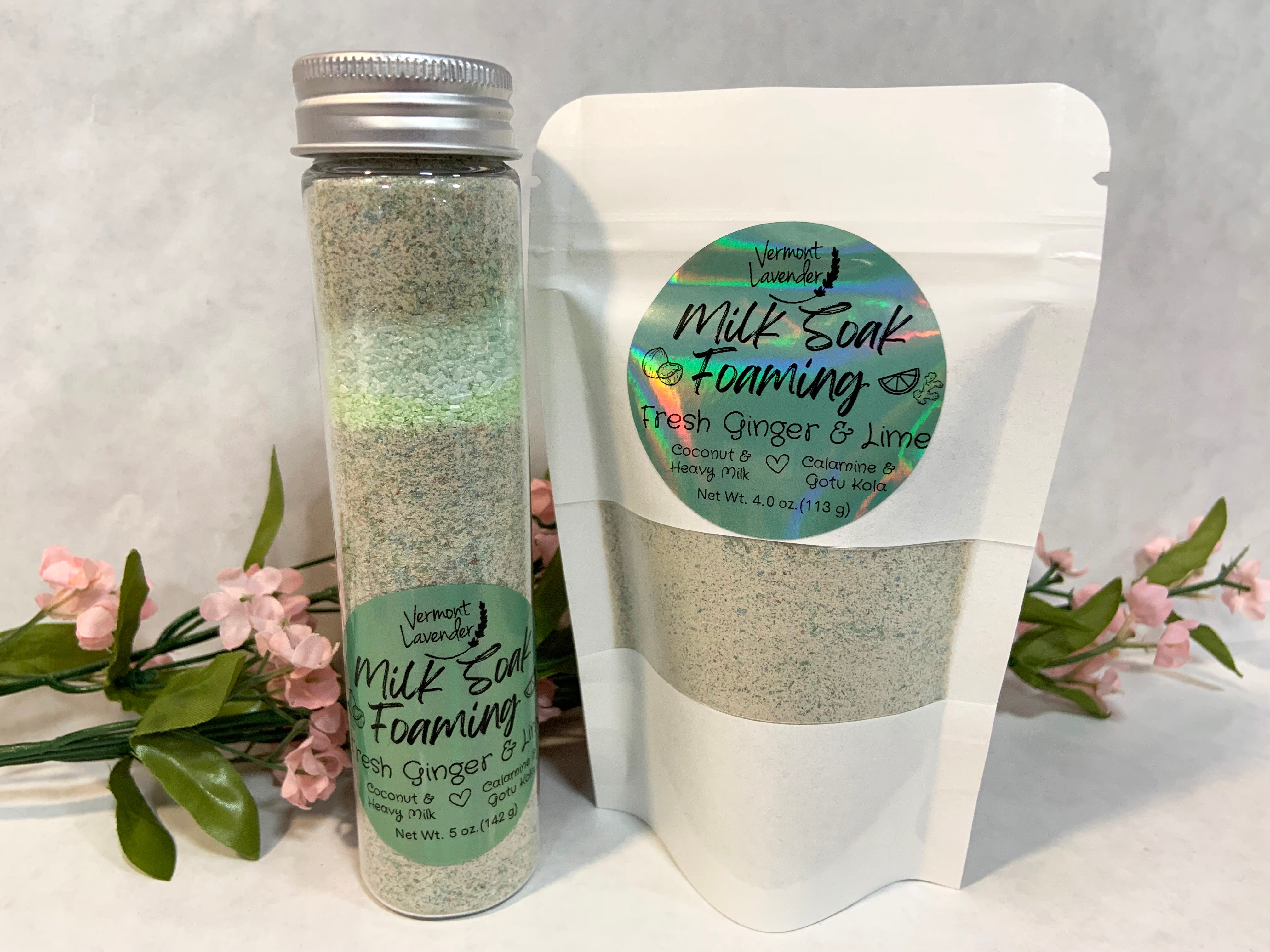 Bath Salts | Foaming Milk Bath Salt Soak | Rejuvenating | 4 Scents to Choose