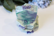 Lavender Mint | Butterfly Embed | Shea Butter Avocado Soap Bar