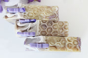 Lavender Oatmeal Soap | Lavender Essential Oil | Butterfly Honeycomb | Cocoa Butter by Vermont Lavender top view