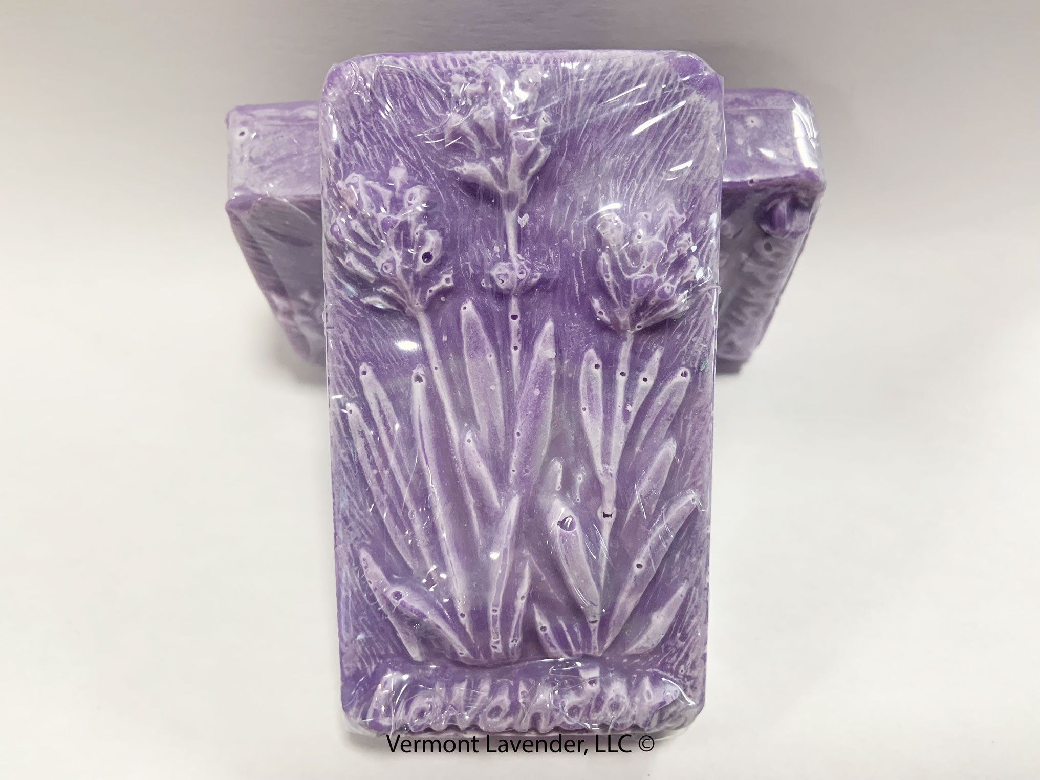 Lavender essential oil soap purple flowers by Vermont Lavender