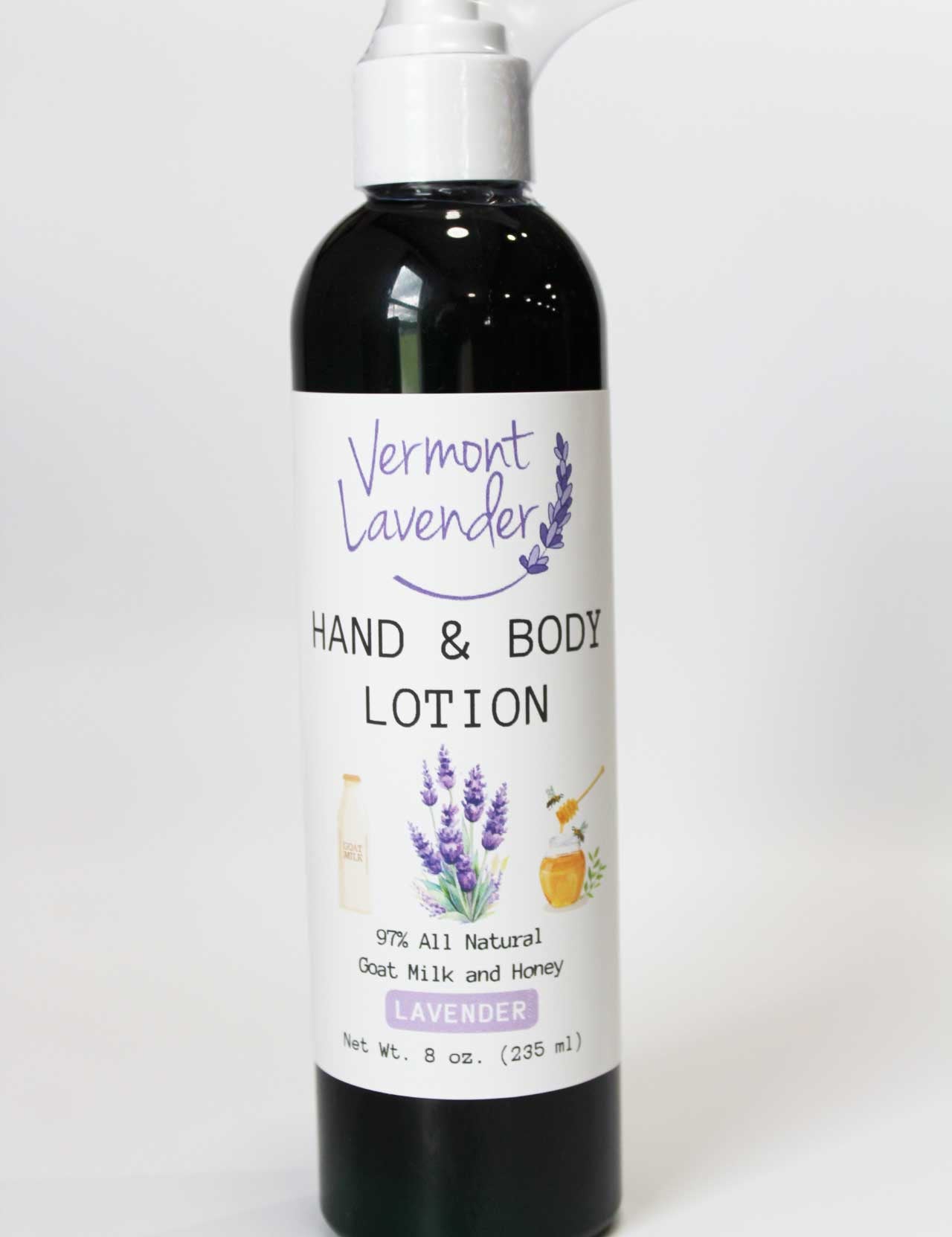 lavender goat milk lotion by Vermont Lavender