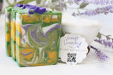 Lavender, Basil Rosemary Lemon Eucalyptus | Herbal Grease/Dirt Removal Soap Bar