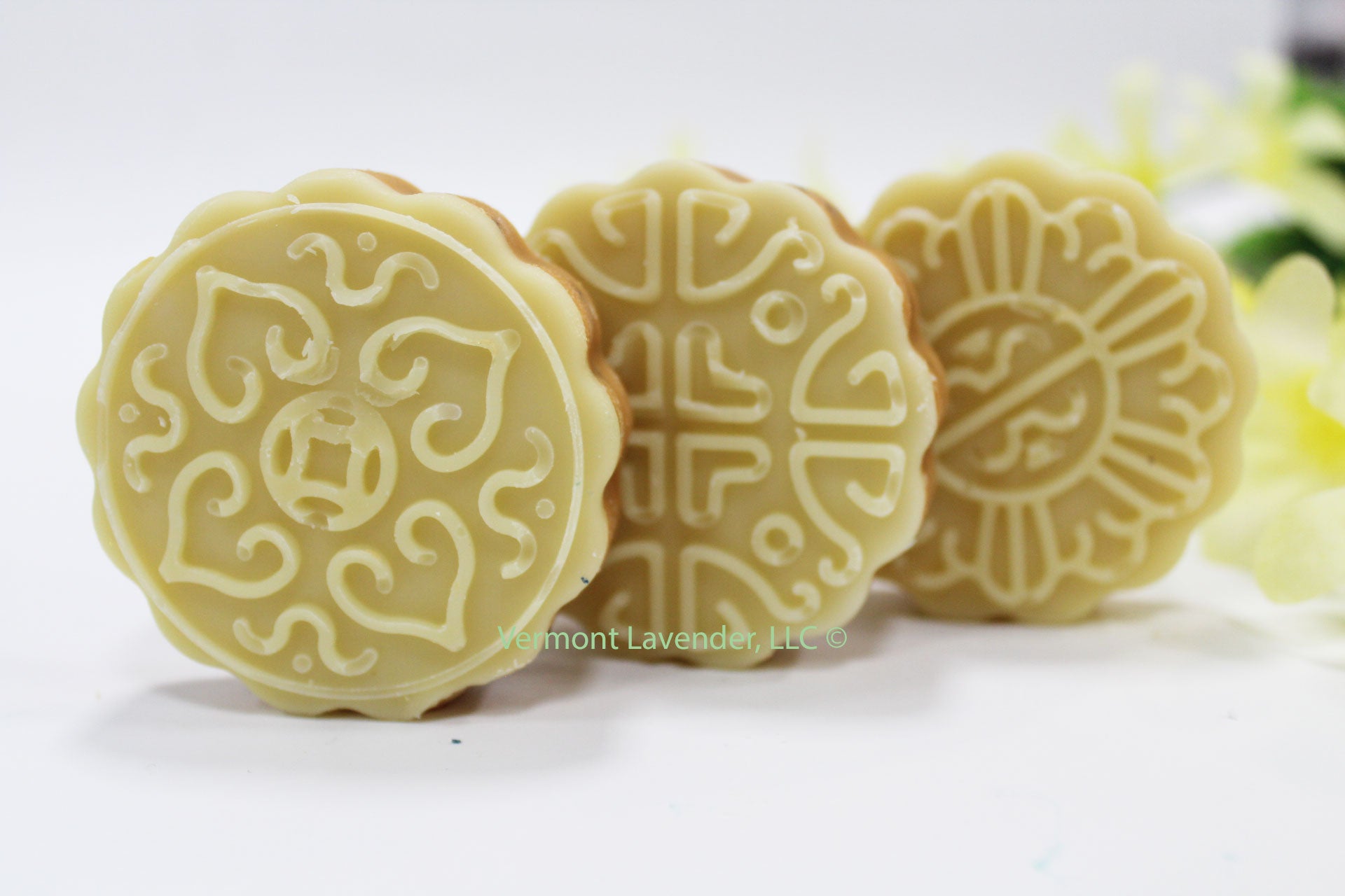 Lemon Exfoliating Soap | Tea Tree | Acne | Gardeners | Mechanics small round soap bars set of 3