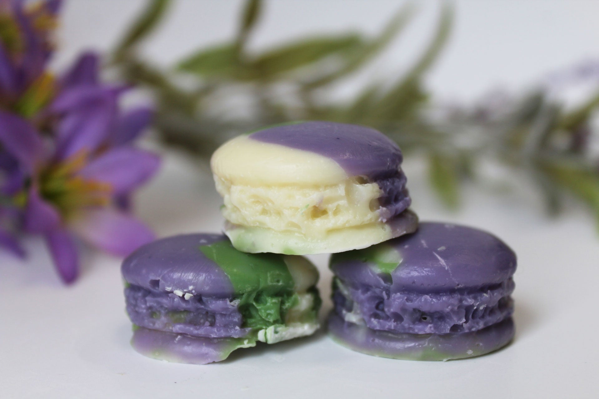 macaroon soap intuition scent by Vermont Lavender 3 shown here