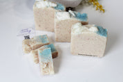 Salt soaps Sea salt and lily by Vermont Lavender large 5 oz and small 1 oz hand soaps