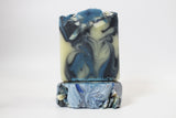 Sedona Mountain | Cedarwood Sandalwood | Woodsy Mountain Blue Charcoal Soap