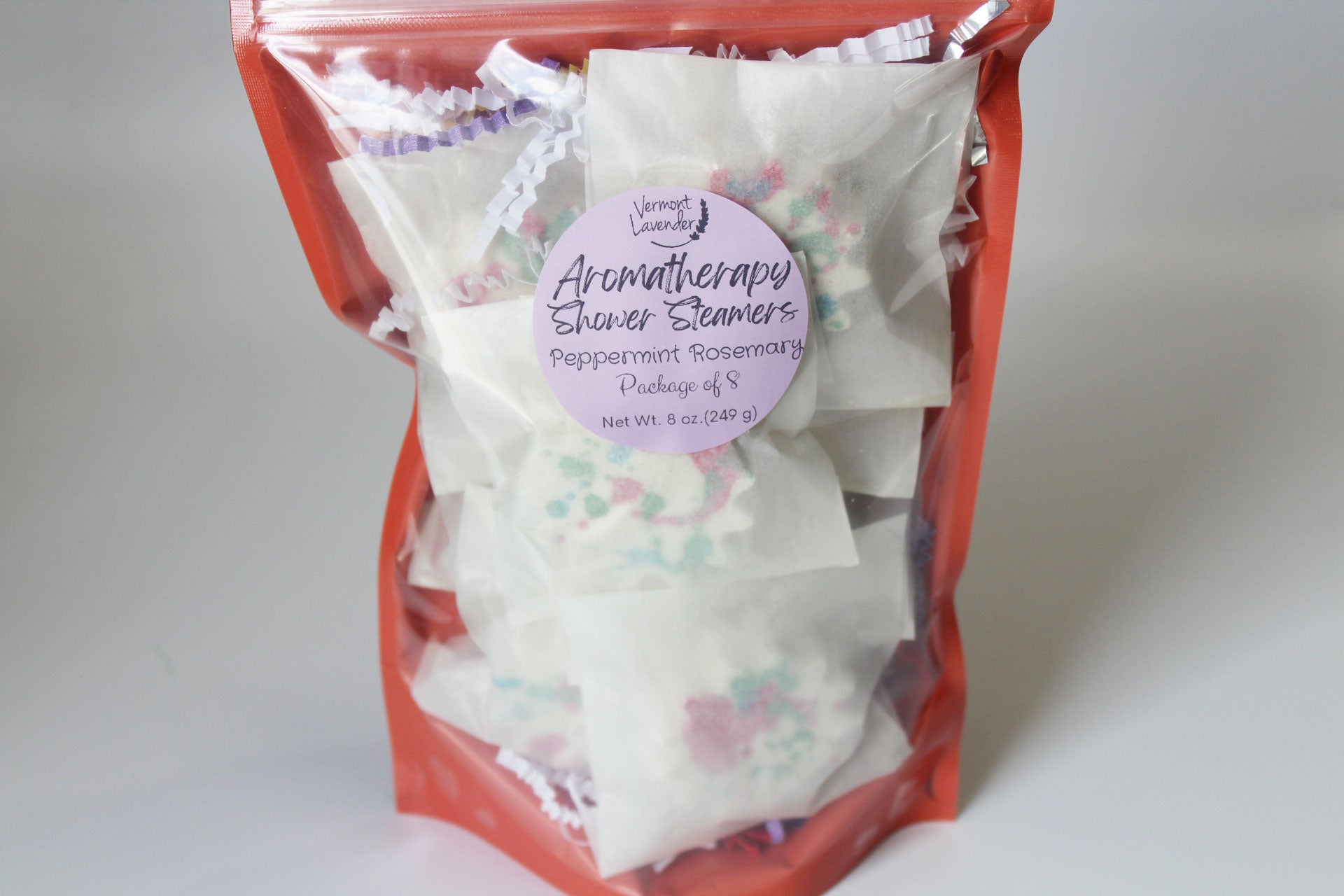 Peppermint rosemary Shower Steamer pack by Vermont  Lavender