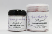 Sugar scrub Lavender cocoa butter and shea butter by Vermont Lavender 4 and 8 oz