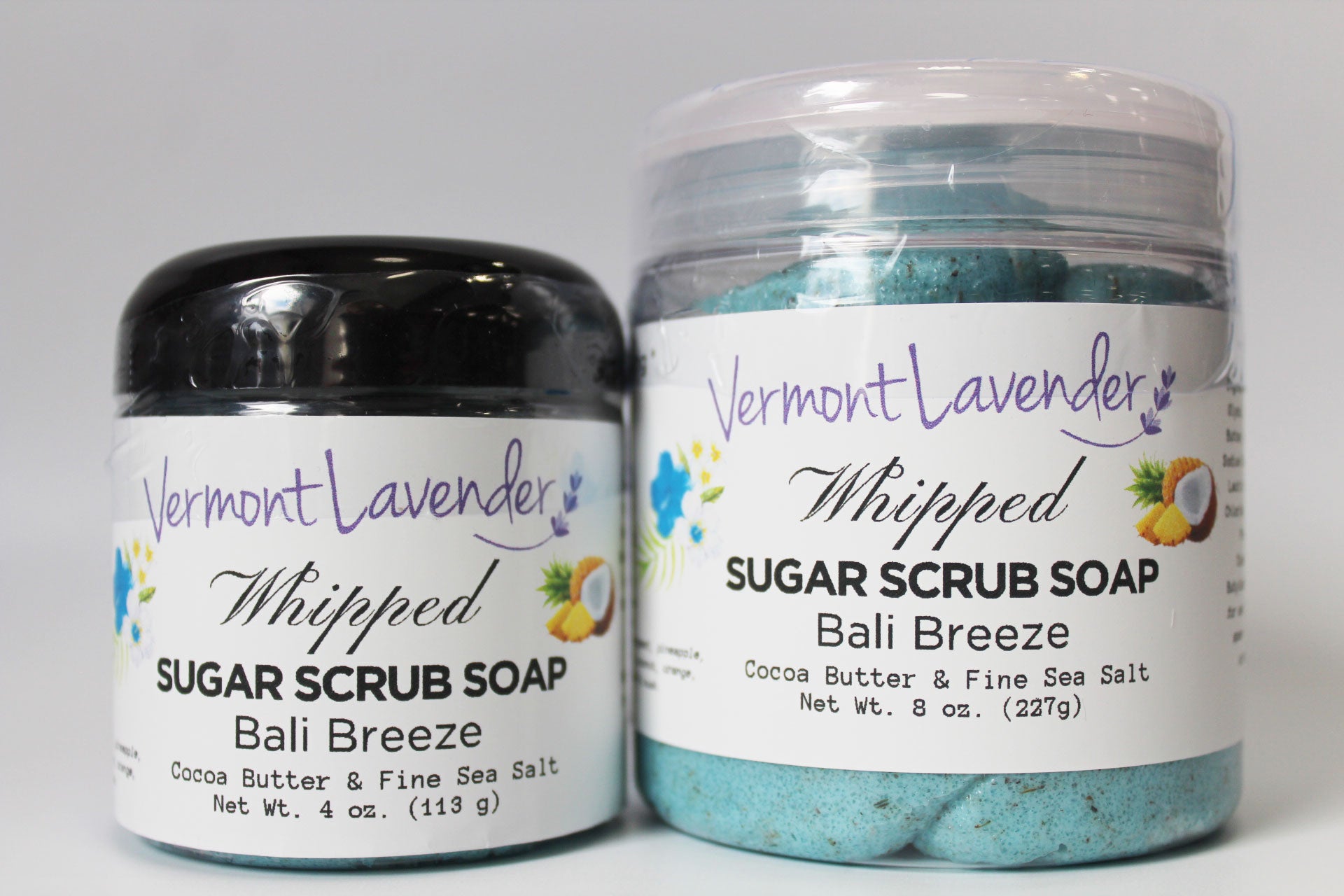 Sugar Scrub | Whipped Foaming Soap Scrub | Bali Breeze Cocoa Butter 4 oz and 8 oz