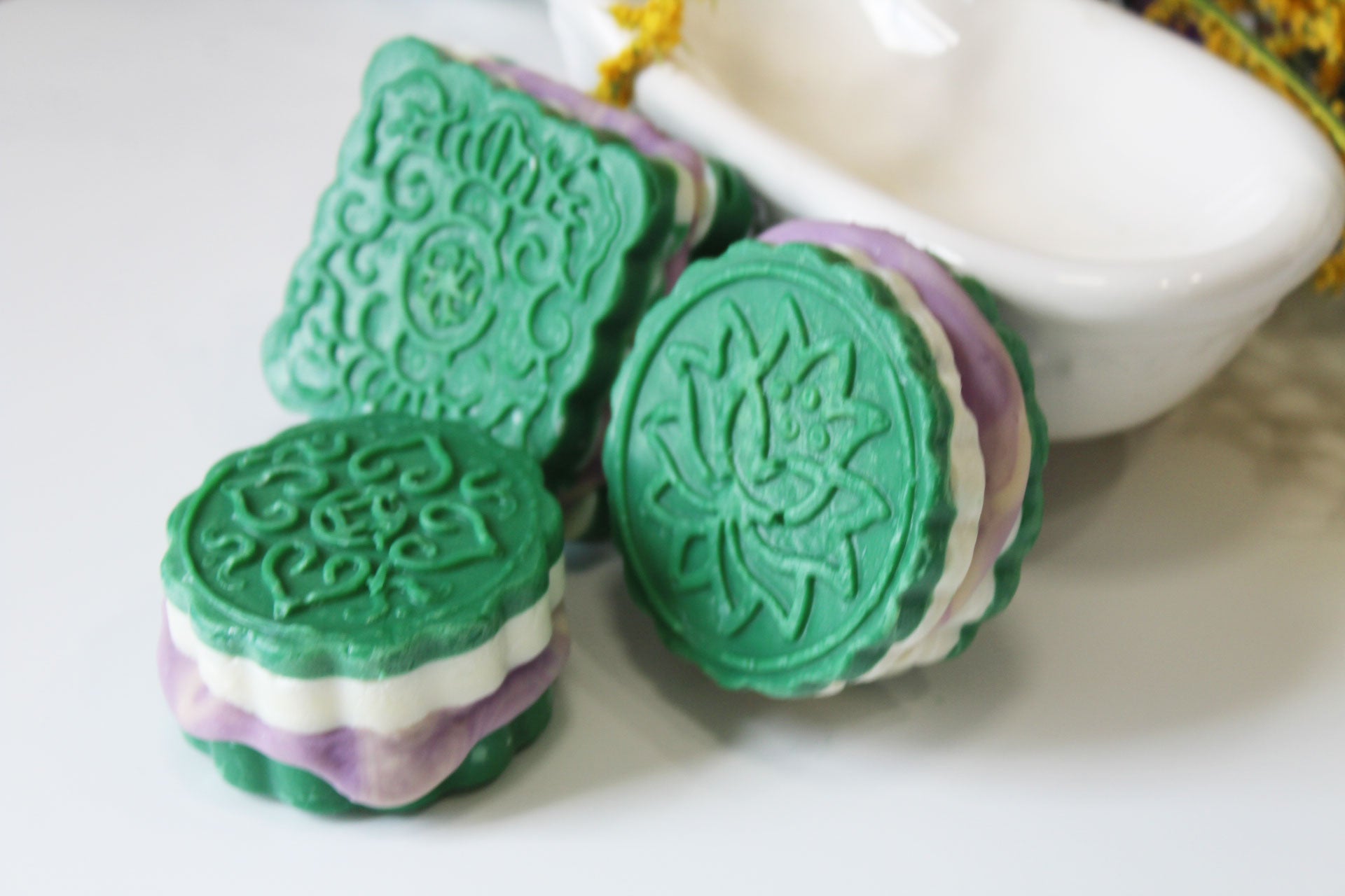 Windsong balsam lavender frosting cookie soaps by Vermont Lavender 1