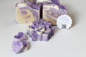 Lavender goat milk Dead sea salt soap bars by Vermont Lavender variety sizes