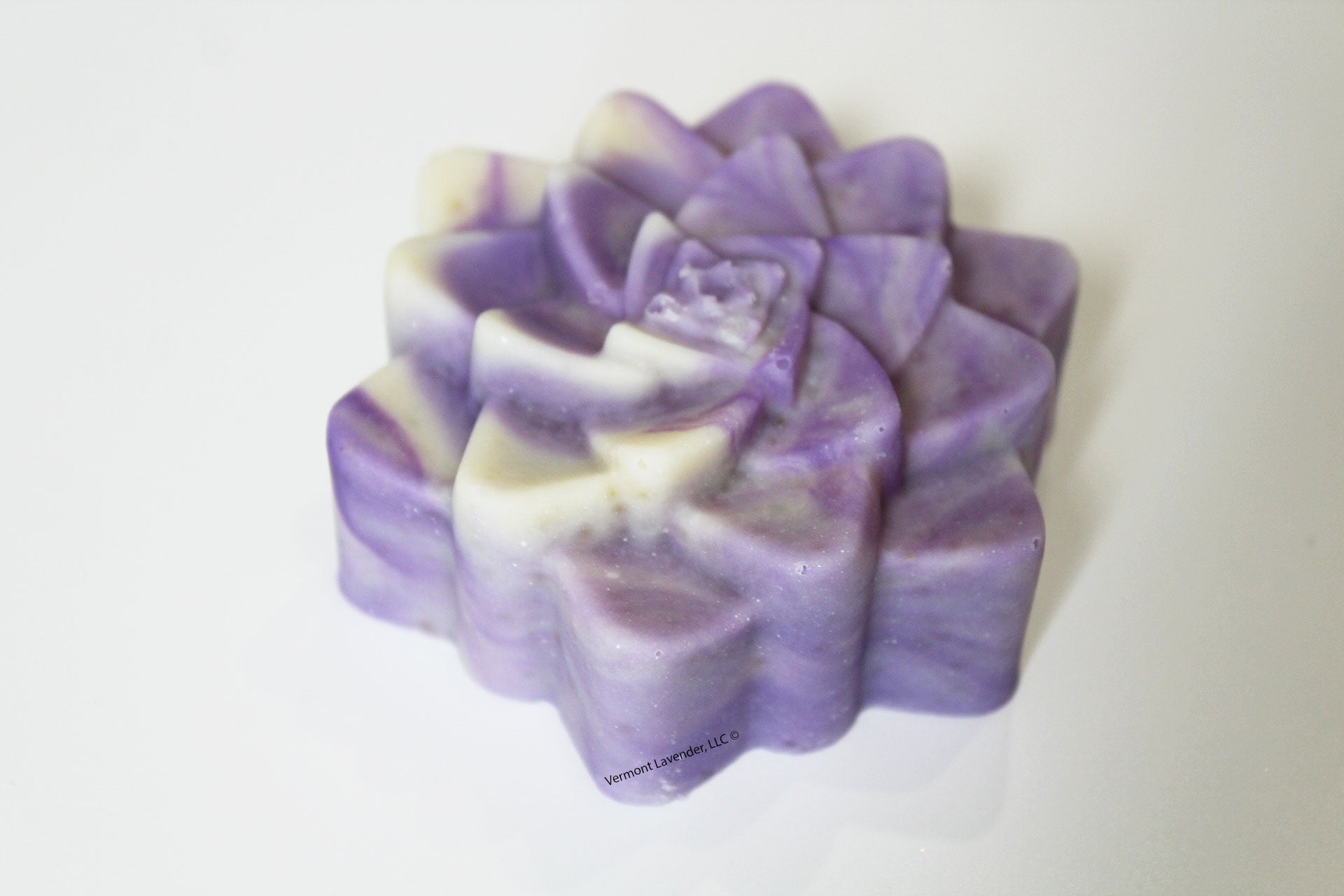 Lavender goat milk Dead sea salt soap bars by Vermont Lavender Lotus flower