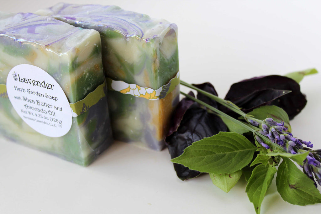 Basil lavender rosemary soap