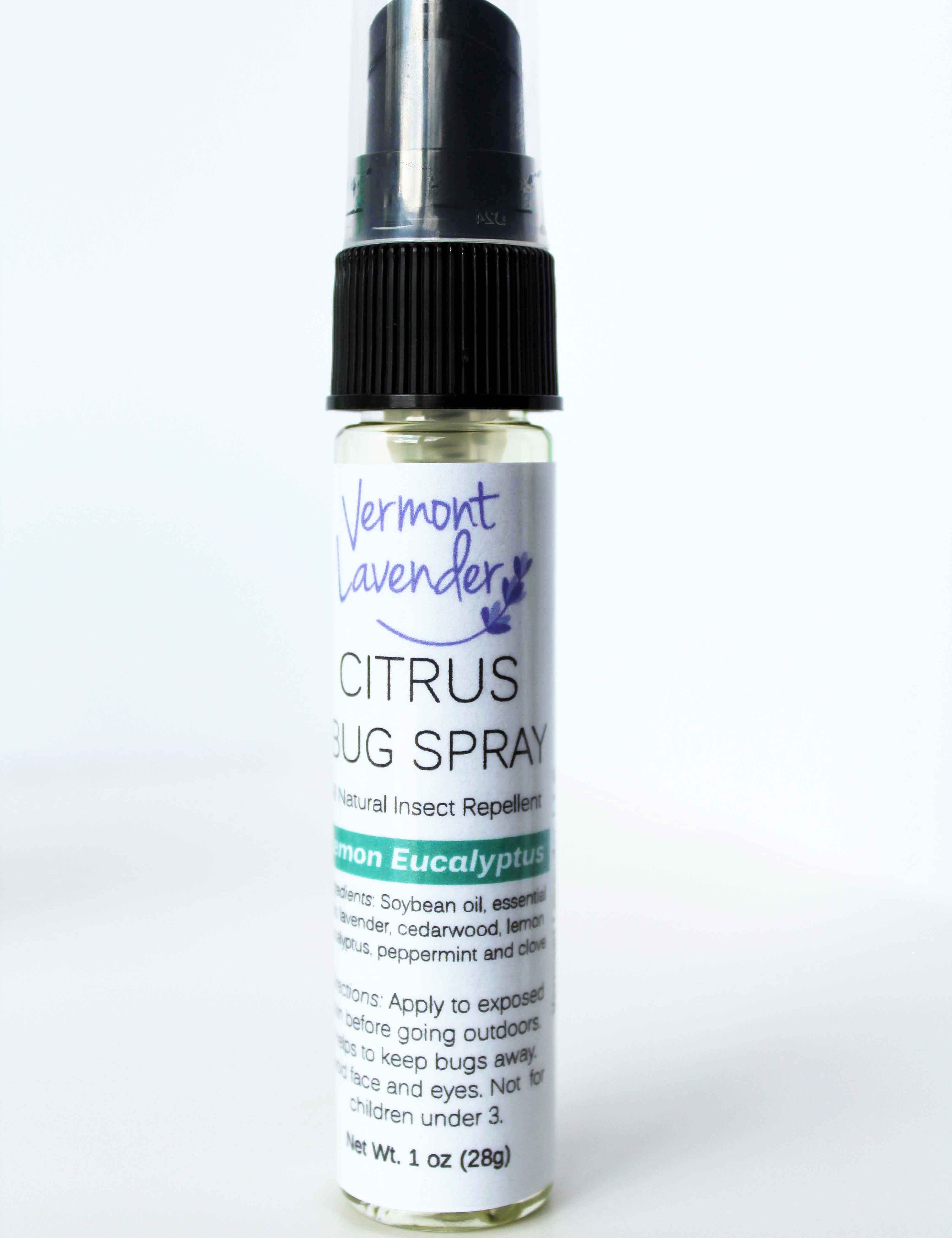 Natural bug spray made by Vermont Lavender