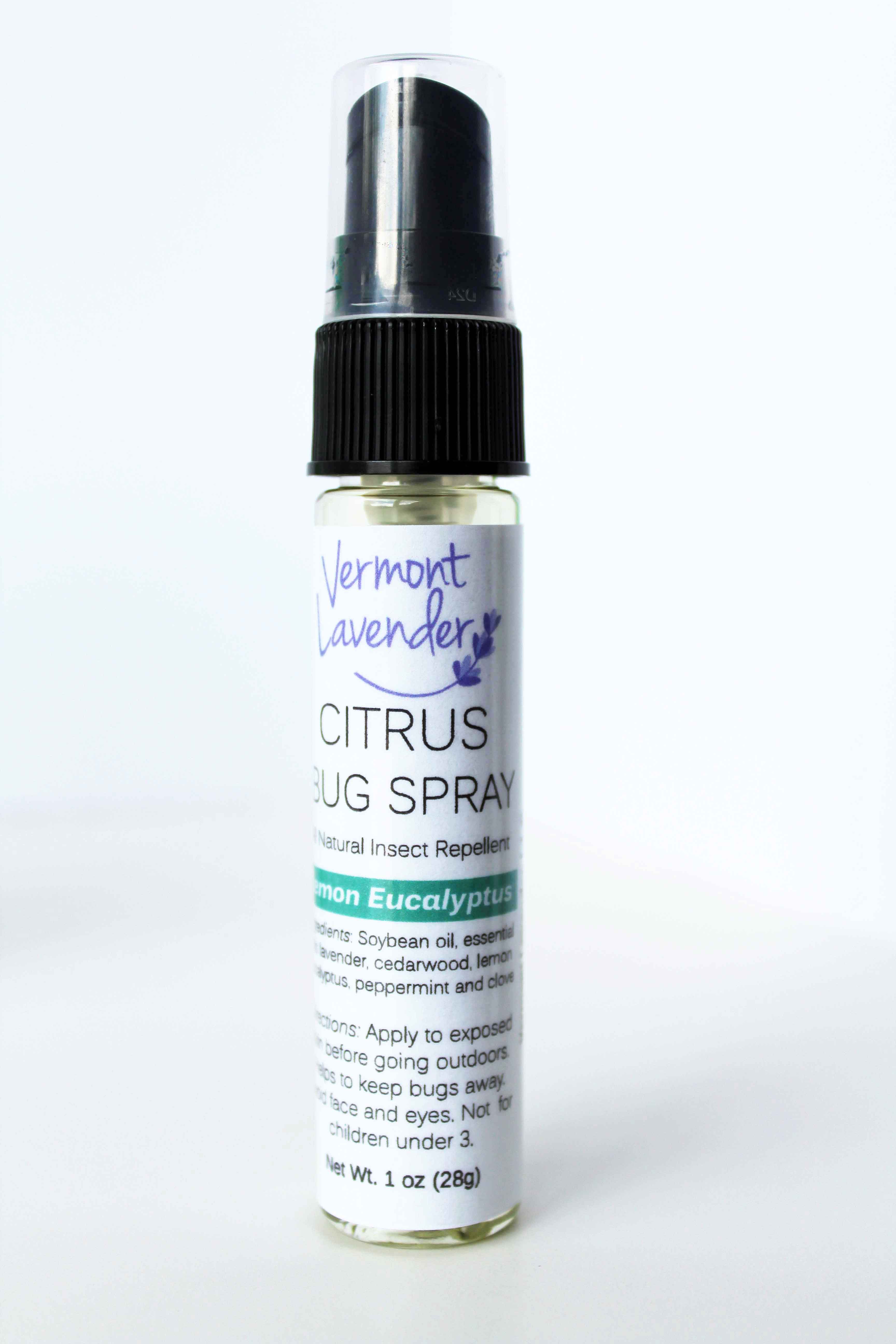 Natural bug spray made by Vermont Lavender