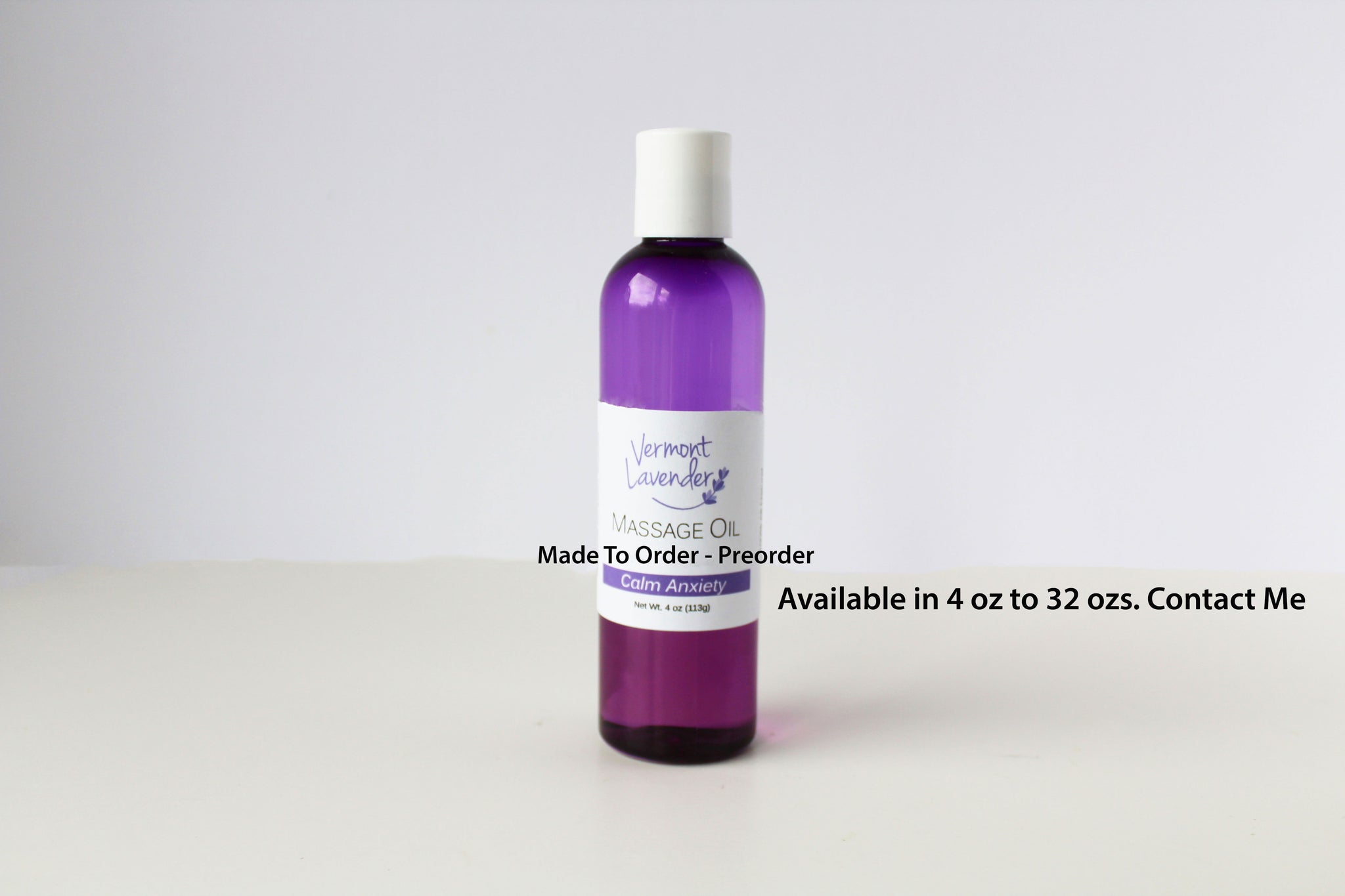 Massage oil Calm anxiety for Massage Therapists