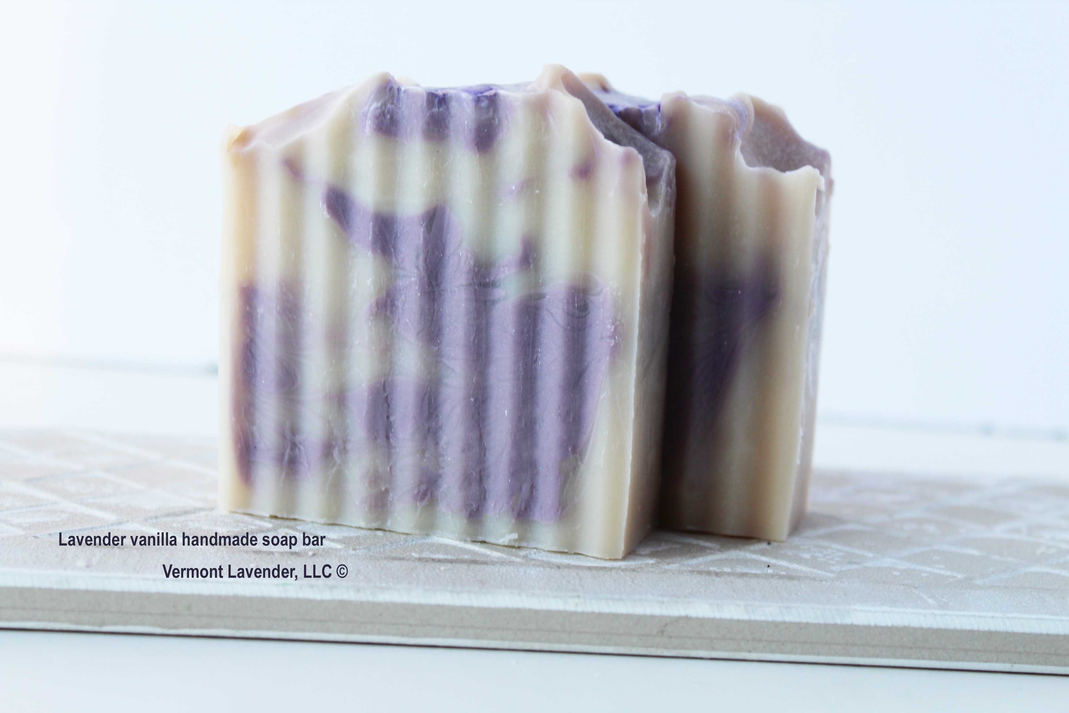 Lavender vanilla handmade soap