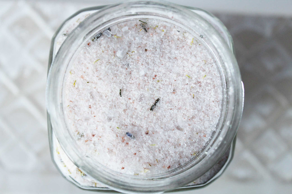 Lavender chamomile bath soaking salts