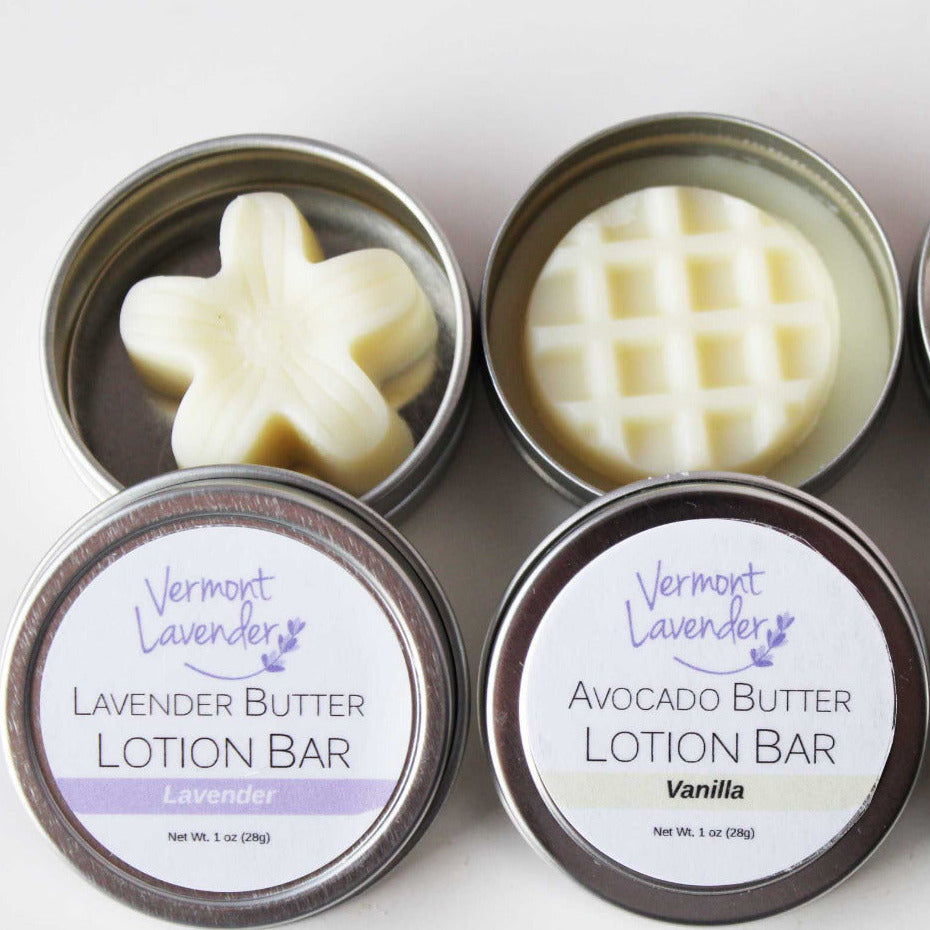 lavender and vanilla lotion bars set of 3