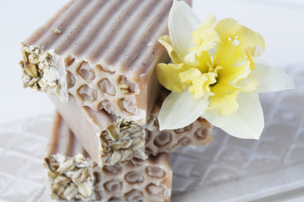 Oatmeal Milk and Honey Bar Soap  by Vermont Lavender