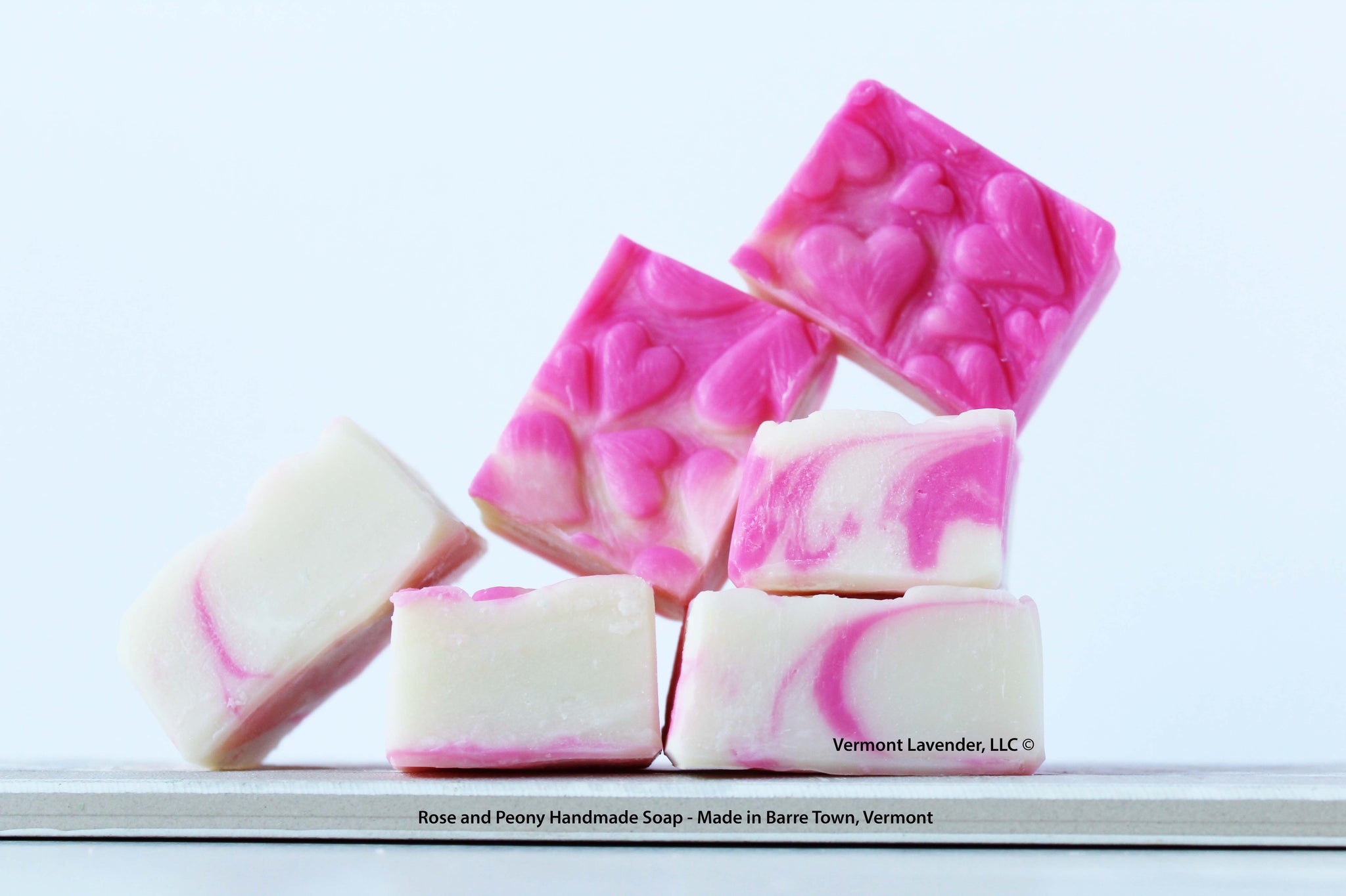 Hand Soaps | Rose And Peony Soap | Hearts | Love Soap